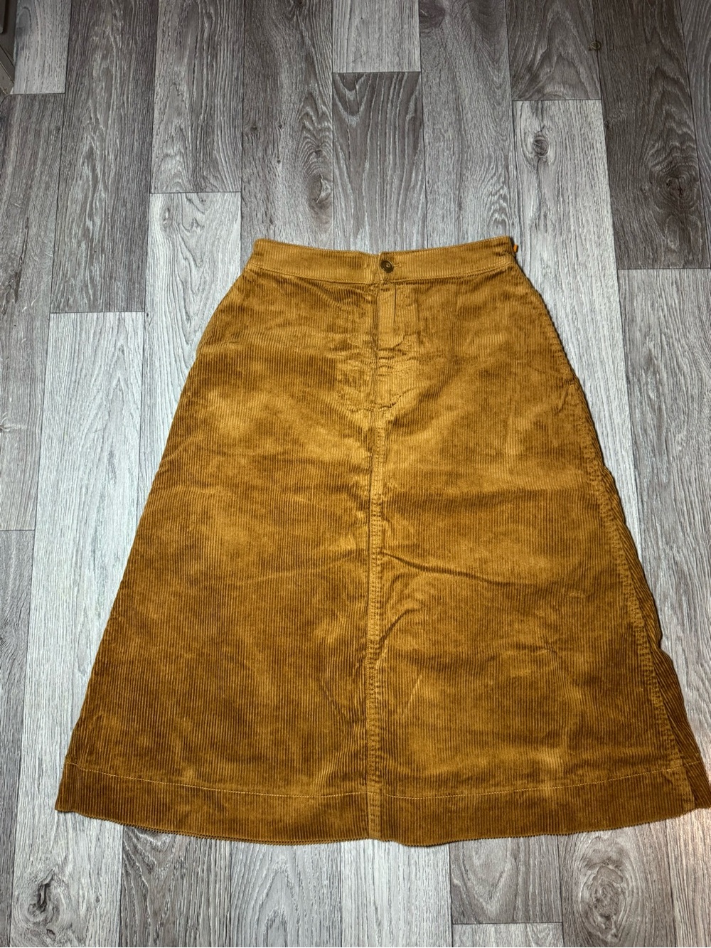 Uniqlo Size 2 A Line Corduroy Knee Length Skirt